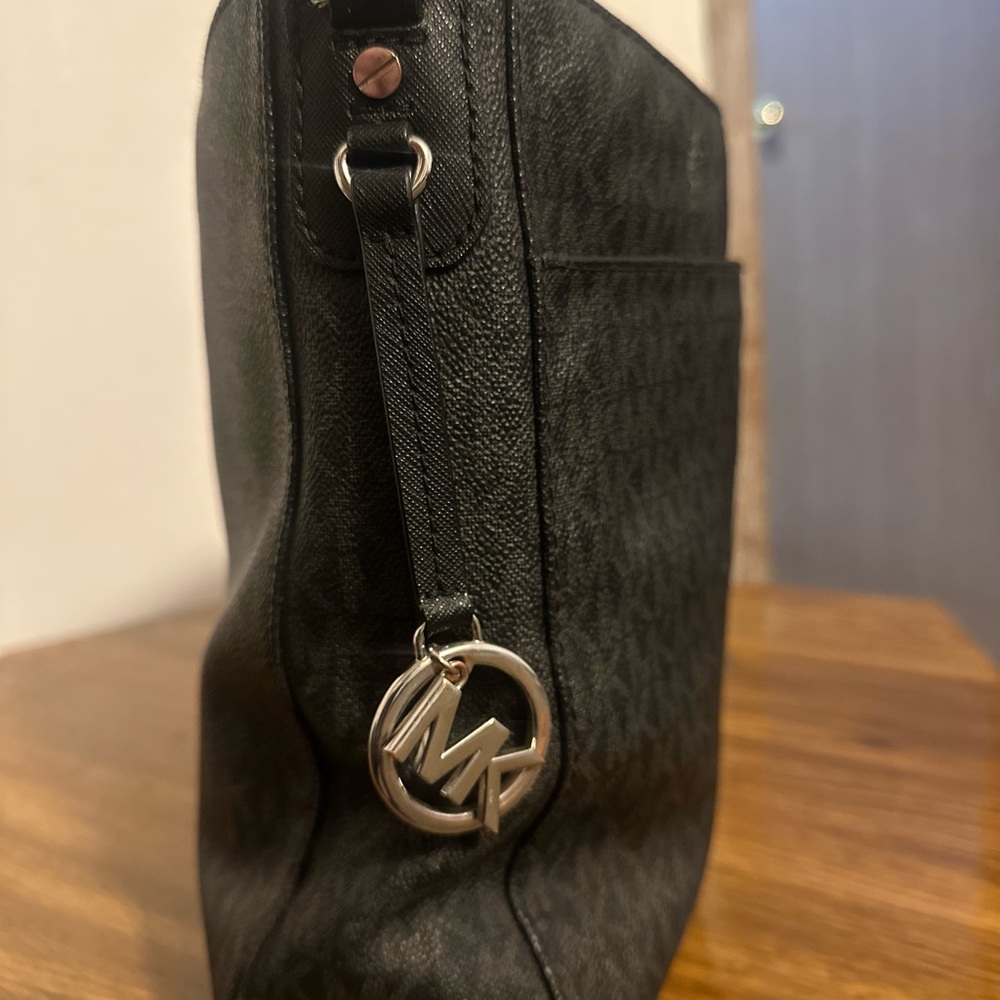 Michael Kors Charcoal Shoulder Bag - Picture 2 of 6